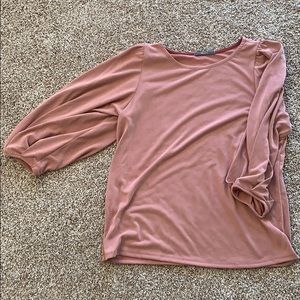 Soft Pink flow-y Blouse